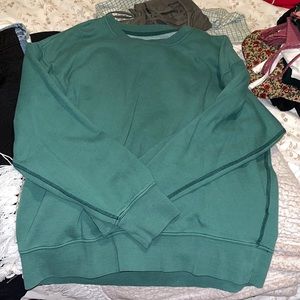 American Eagle dark green crew neck